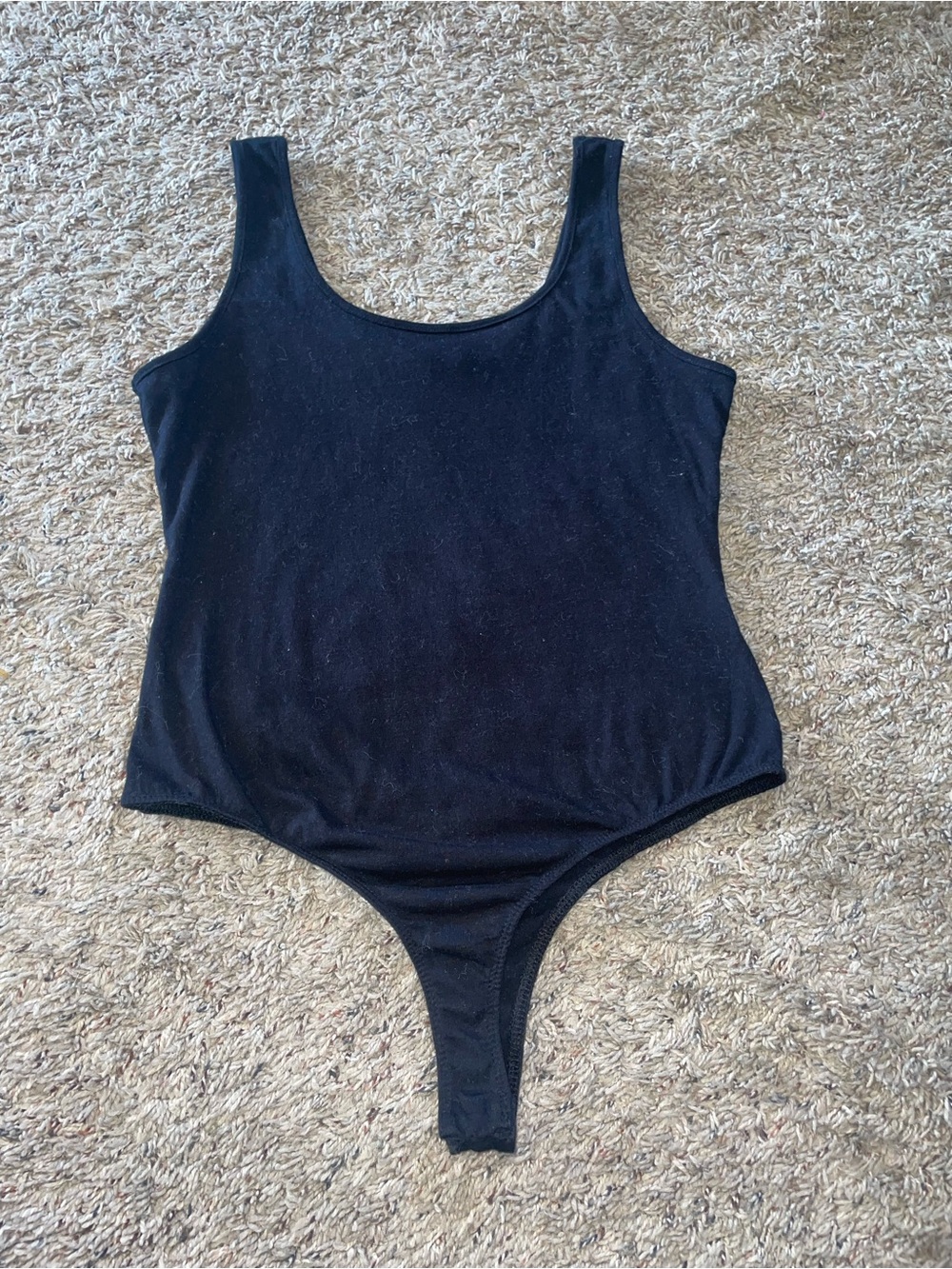 Active Basic Black Bodysuit - Picture 2 of 4